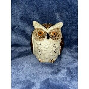 Vintage Owl Pepper Shakers Enesco Japan with Stopper